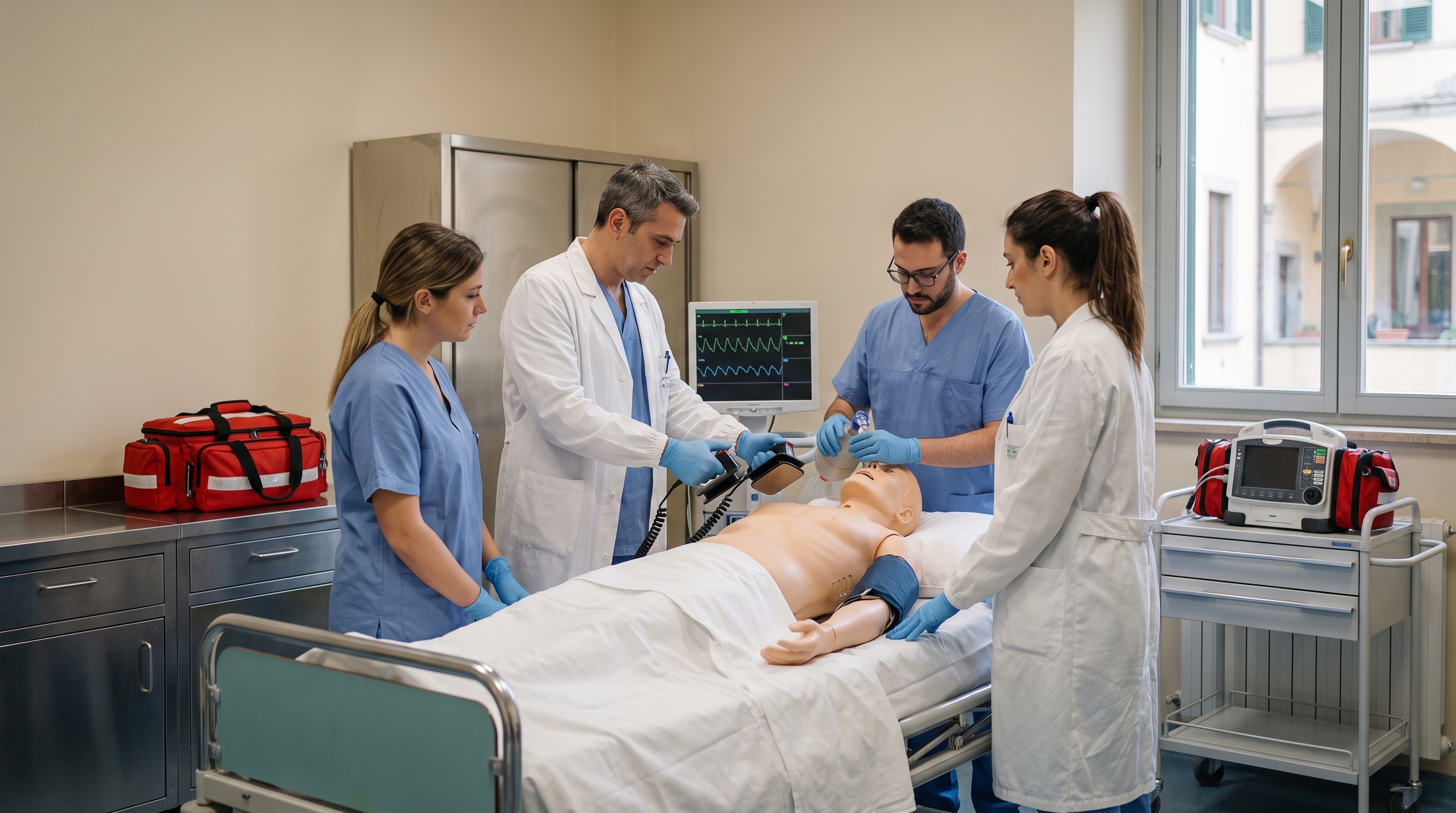 ALS: corso di rianimazione cardiopolmonare avanzata per medici e infermieri